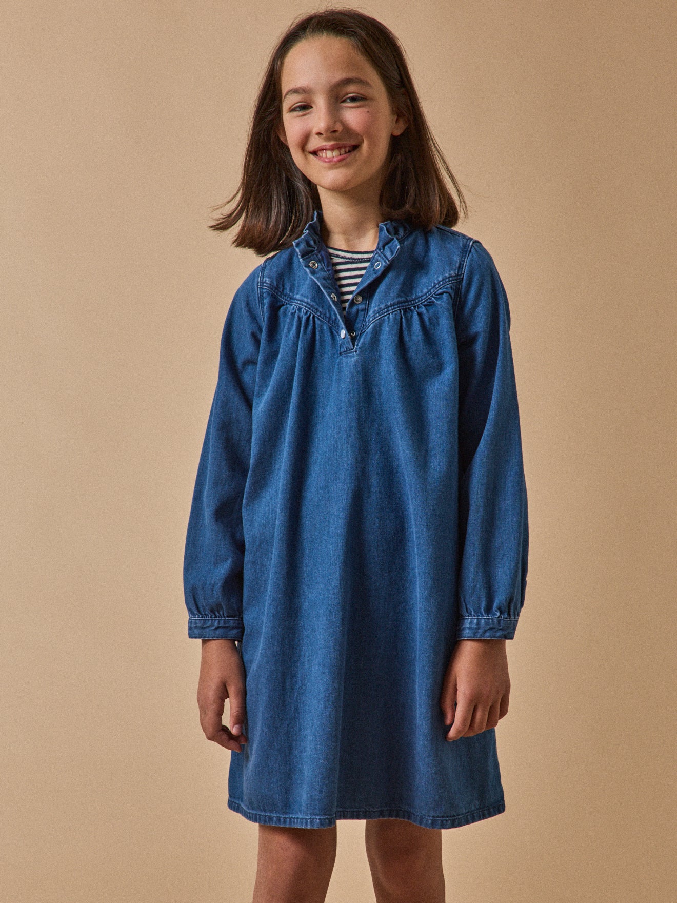 Robe en denim Fille