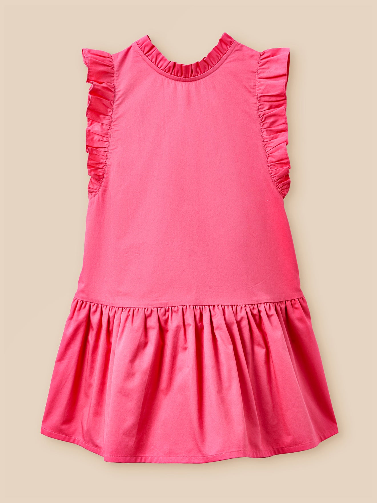 Robe Fille Charlotte en satin de coton - Collection couture