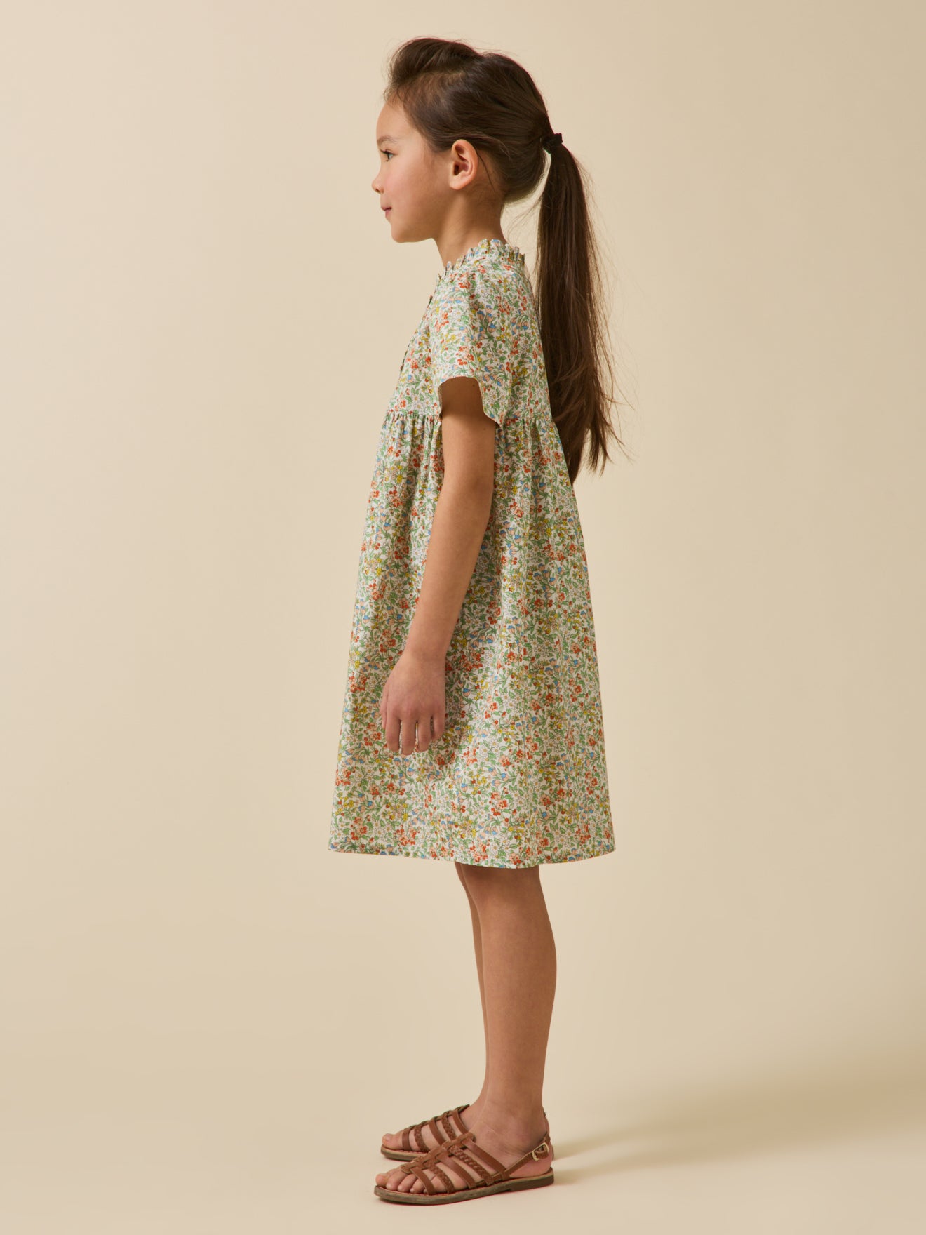 Robe en tissu Liberty Fille