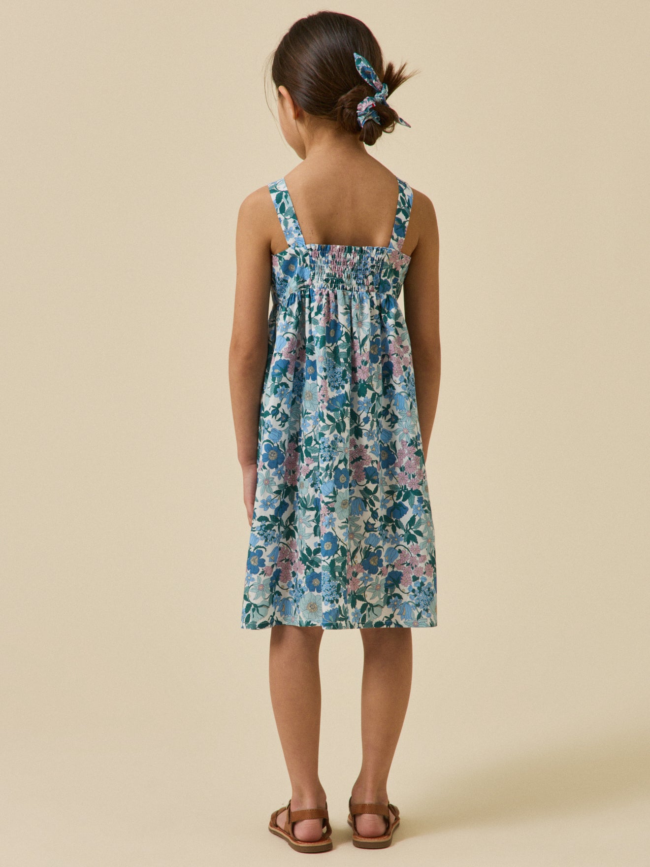 Robe en tissu Liberty Clara Bell Fille