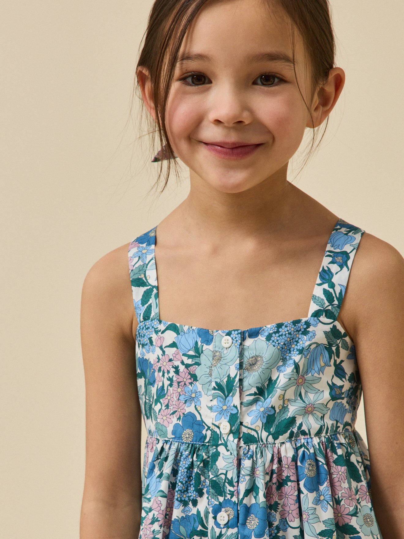 Robe en tissu Liberty Clara Bell Fille