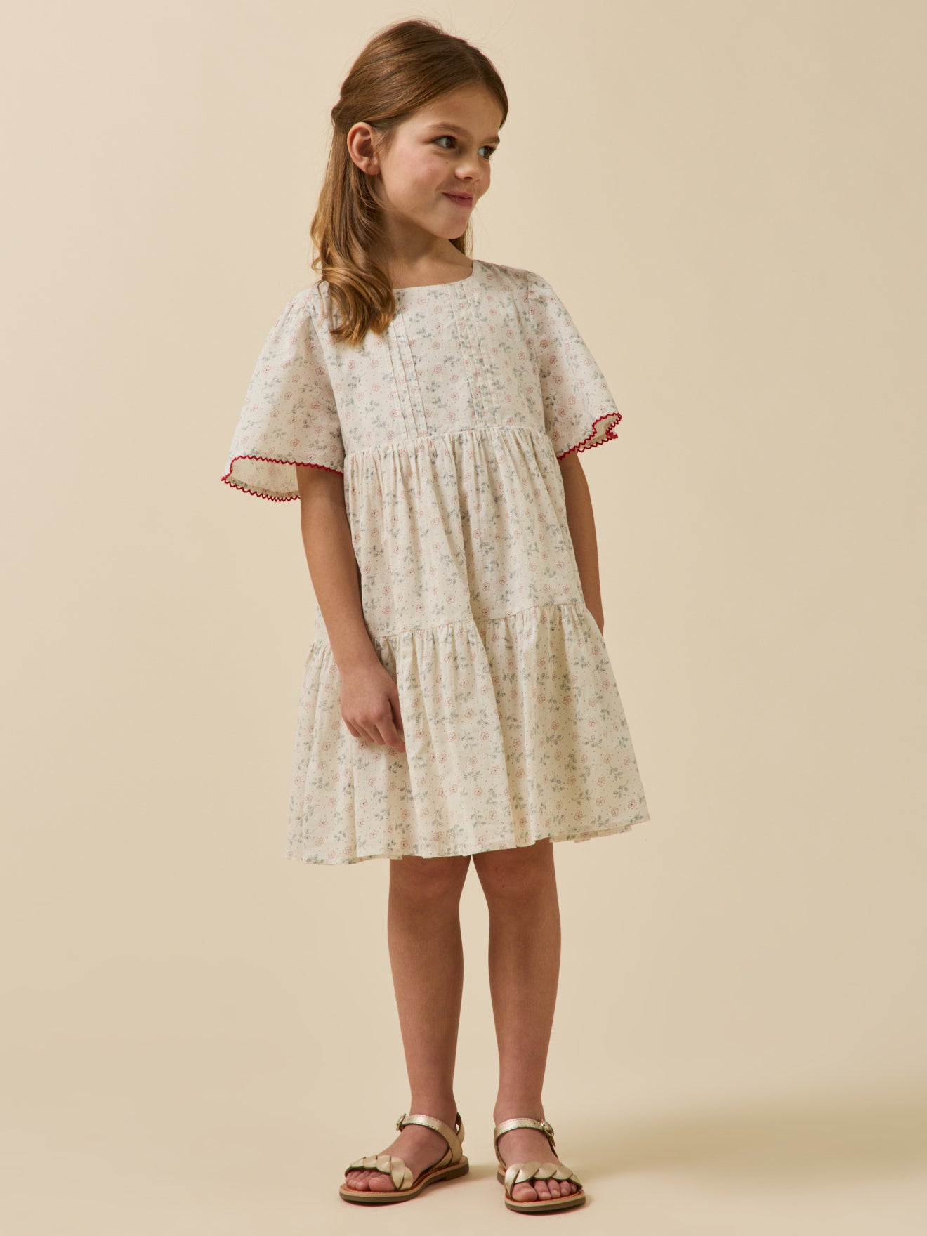 Bedrukte meisjesjurk Lily