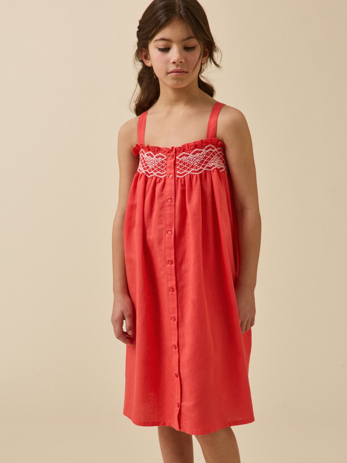 Robe à smocks Fille