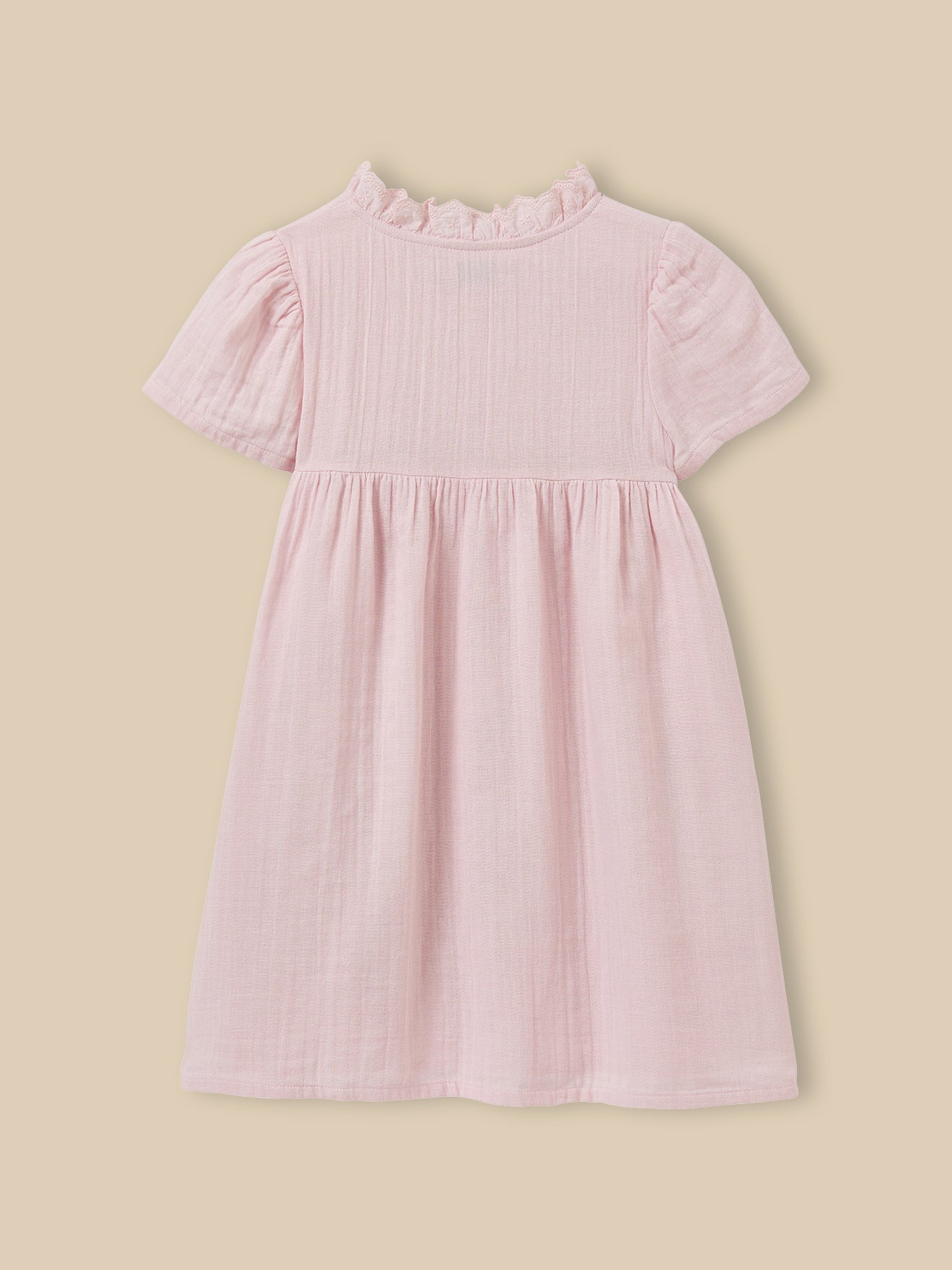 Meisjesjurk in tetrastof