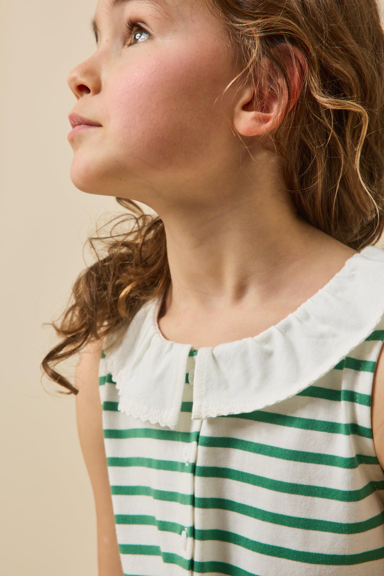 Meisjesjurk in jersey - Biokatoen