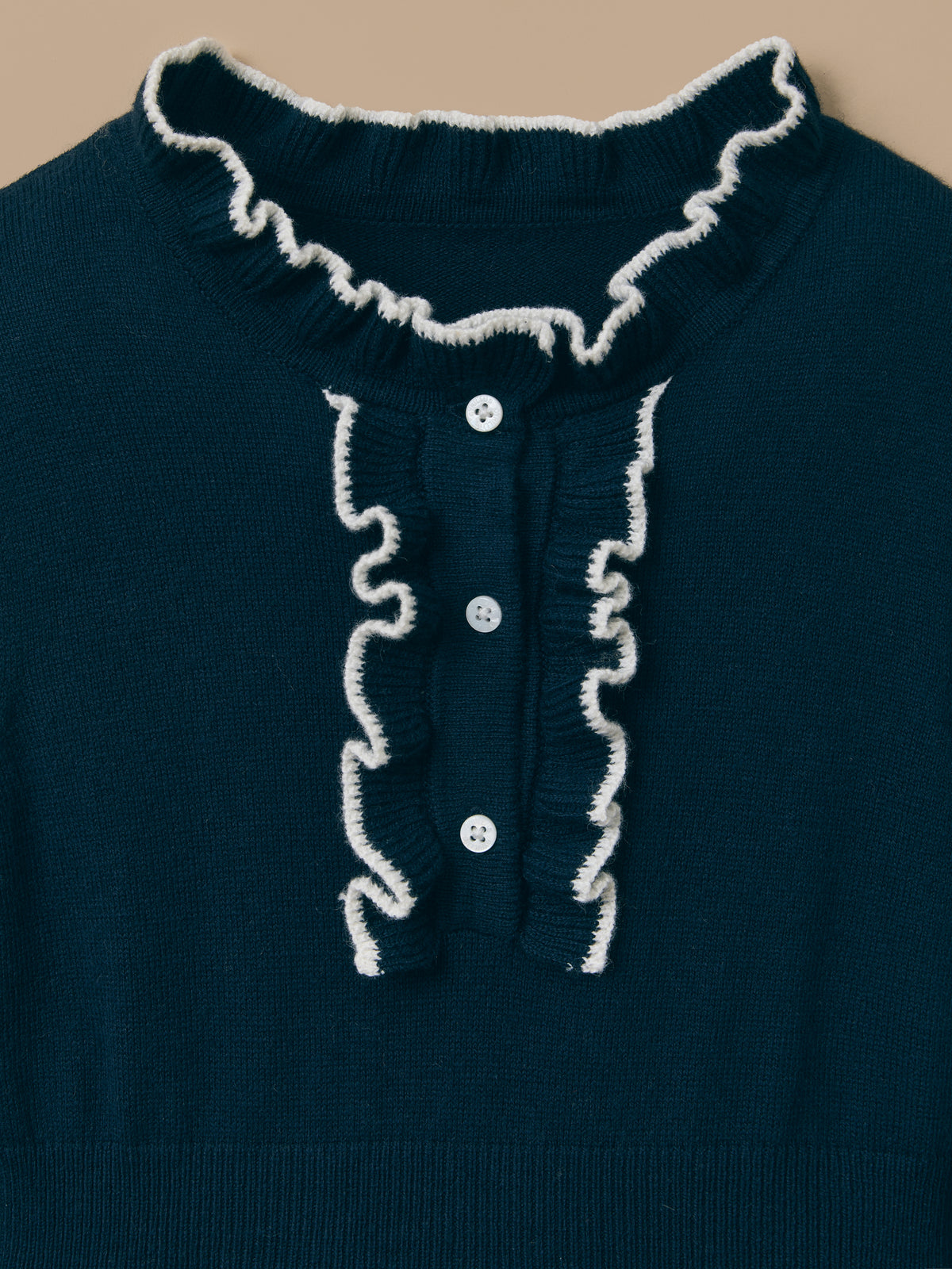 Meisjesjurk in tricot