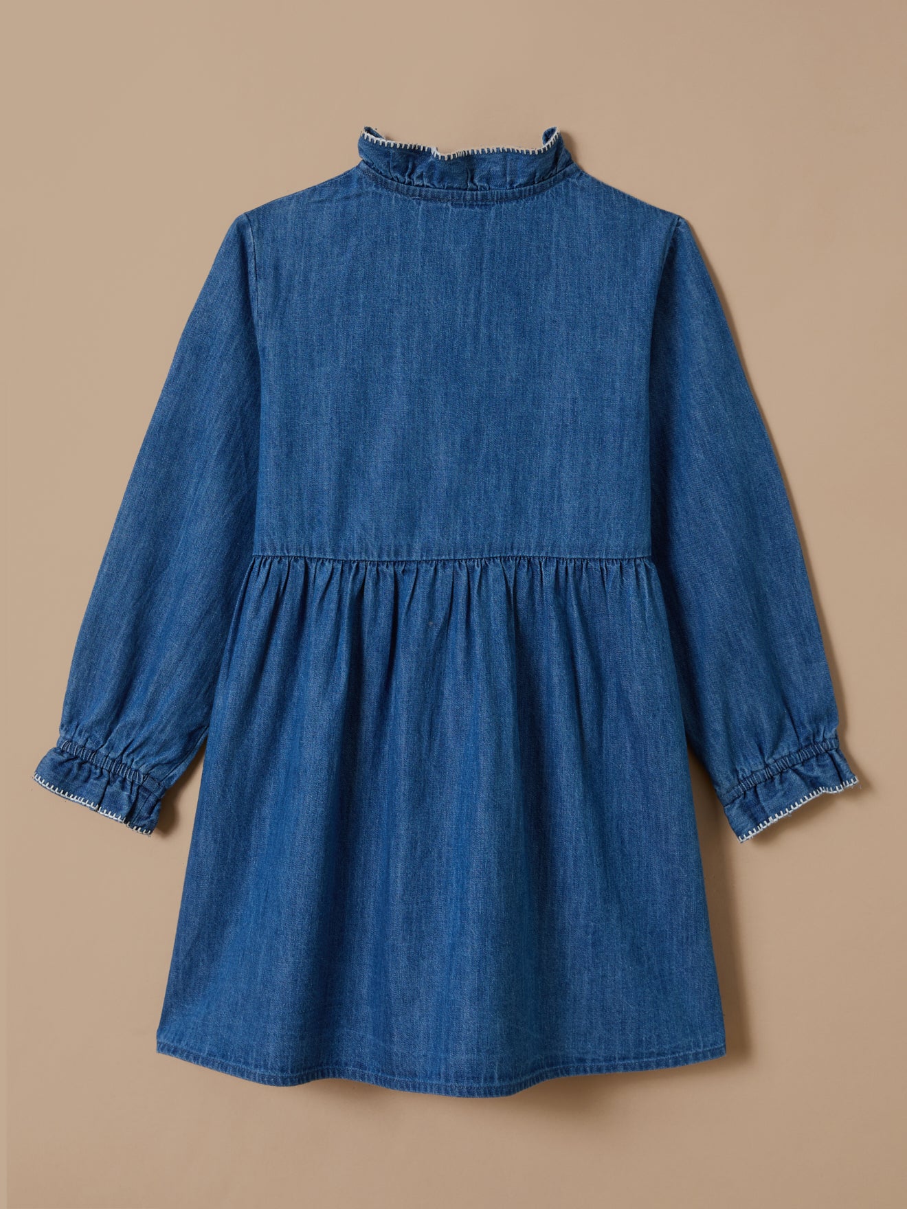 Meisjesjurk in denim