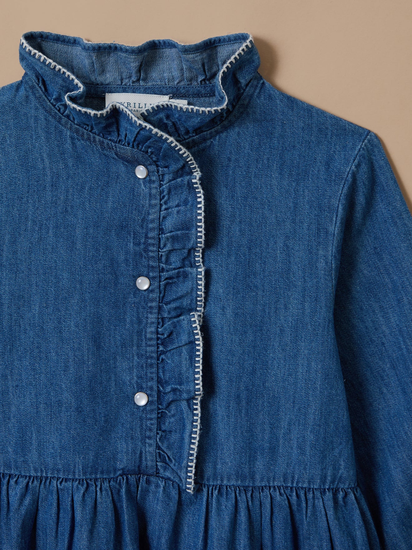 Meisjesjurk in denim