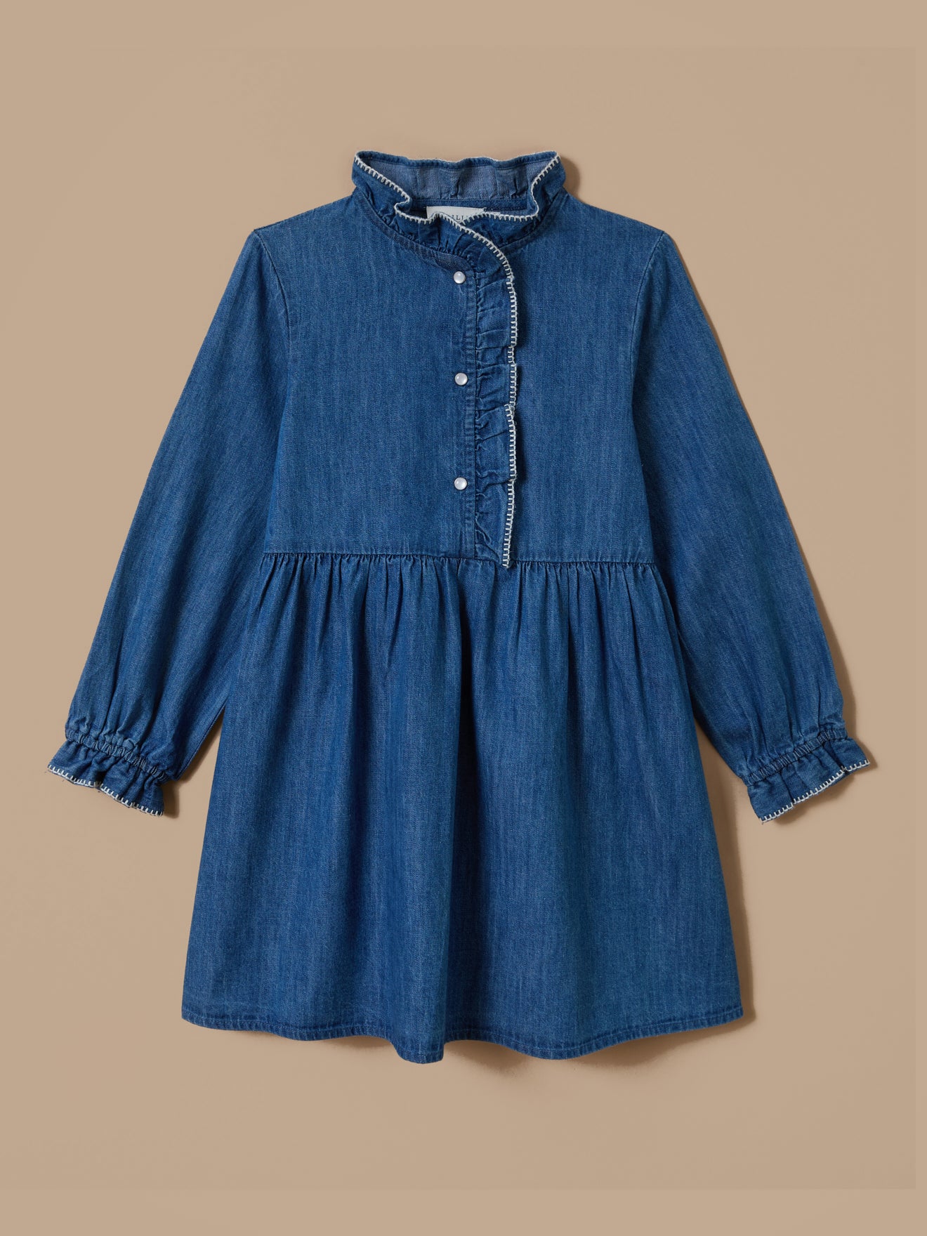 Meisjesjurk in denim