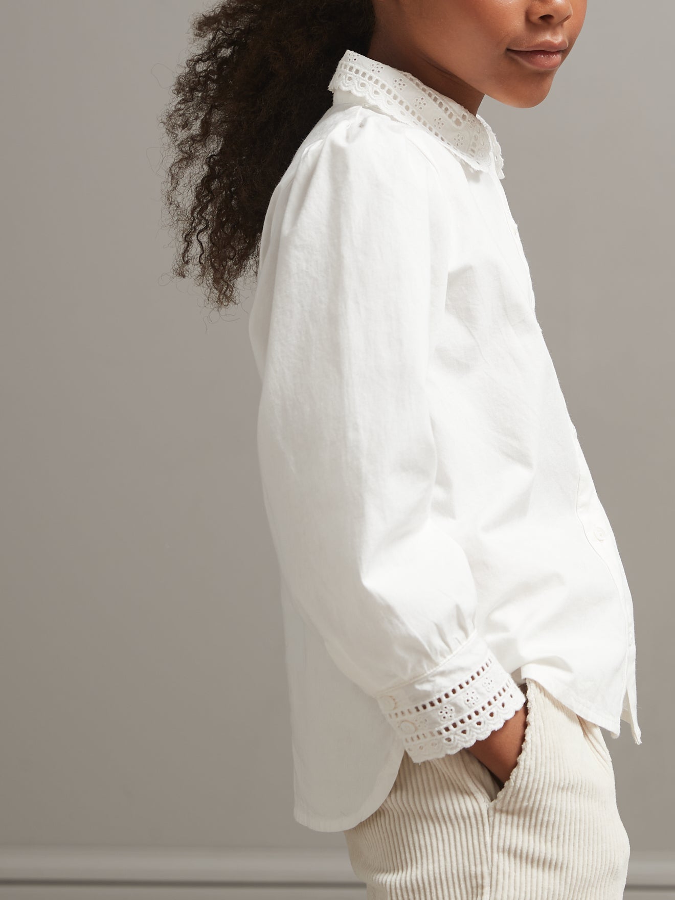 Chemise Fille brodée