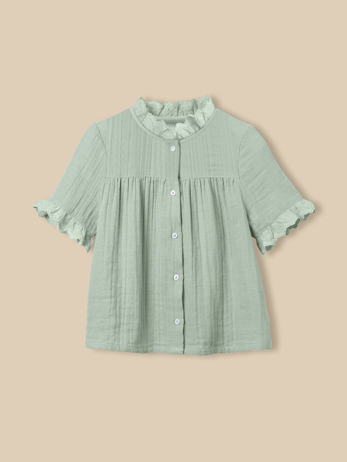 Chemise Fille en gaze - Coton biologique