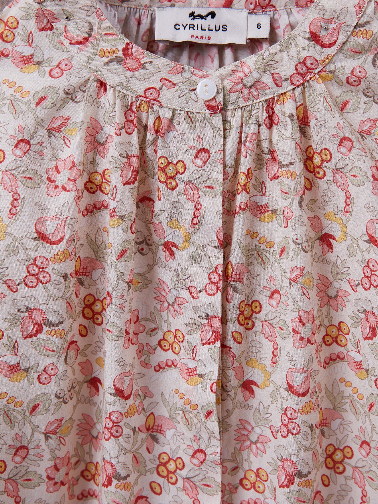 Chemise Fille imprimé Mireille
