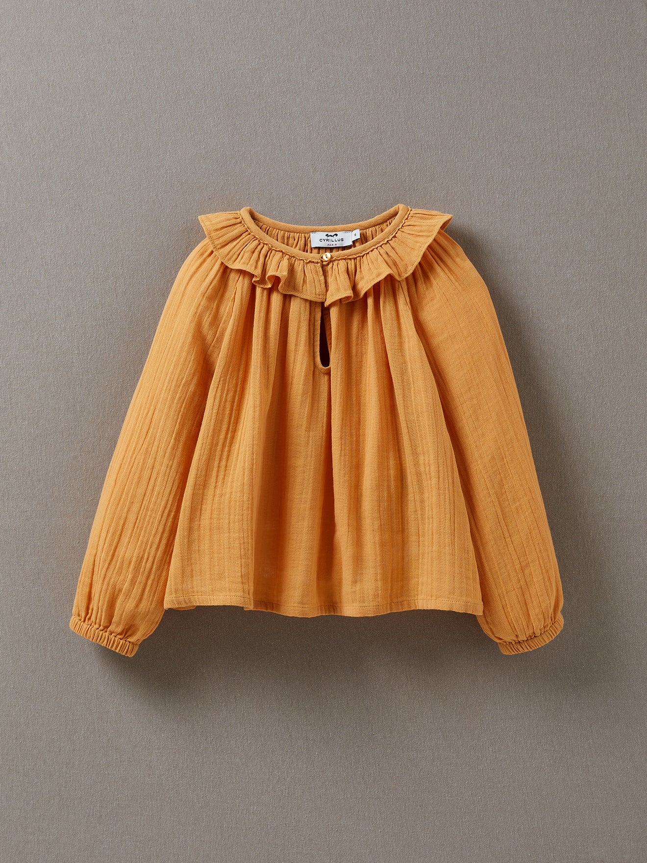 Blouse Fille en gaze de coton