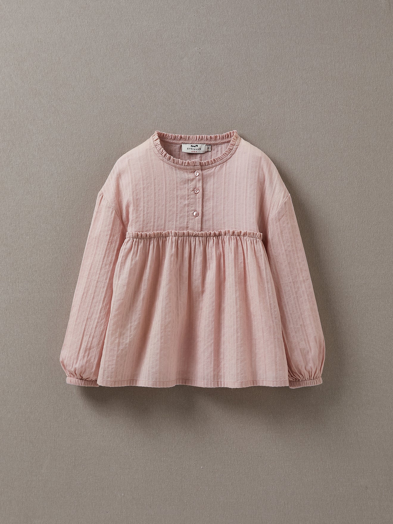 Chemise Fille à froufrou