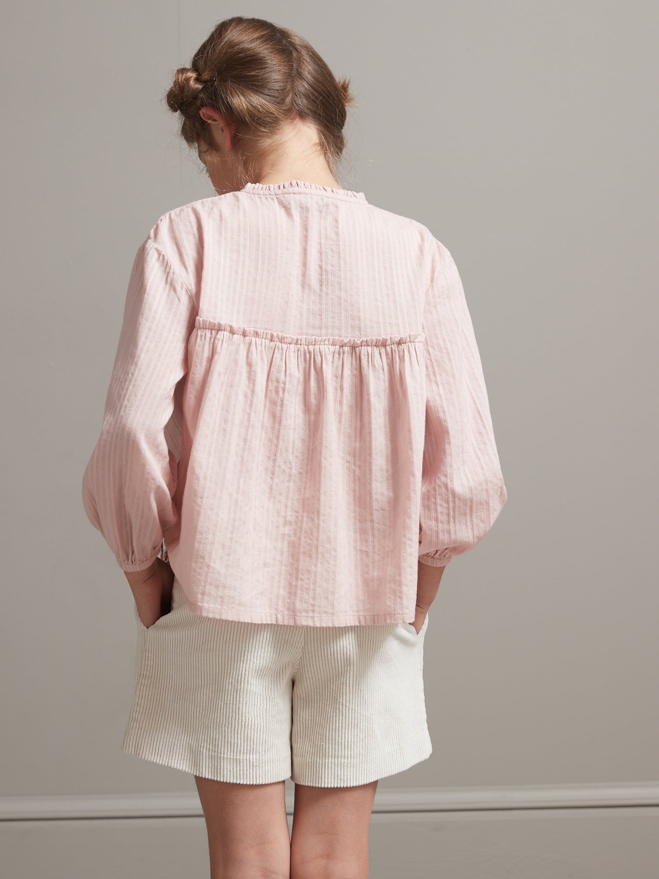 Chemise Fille à froufrou