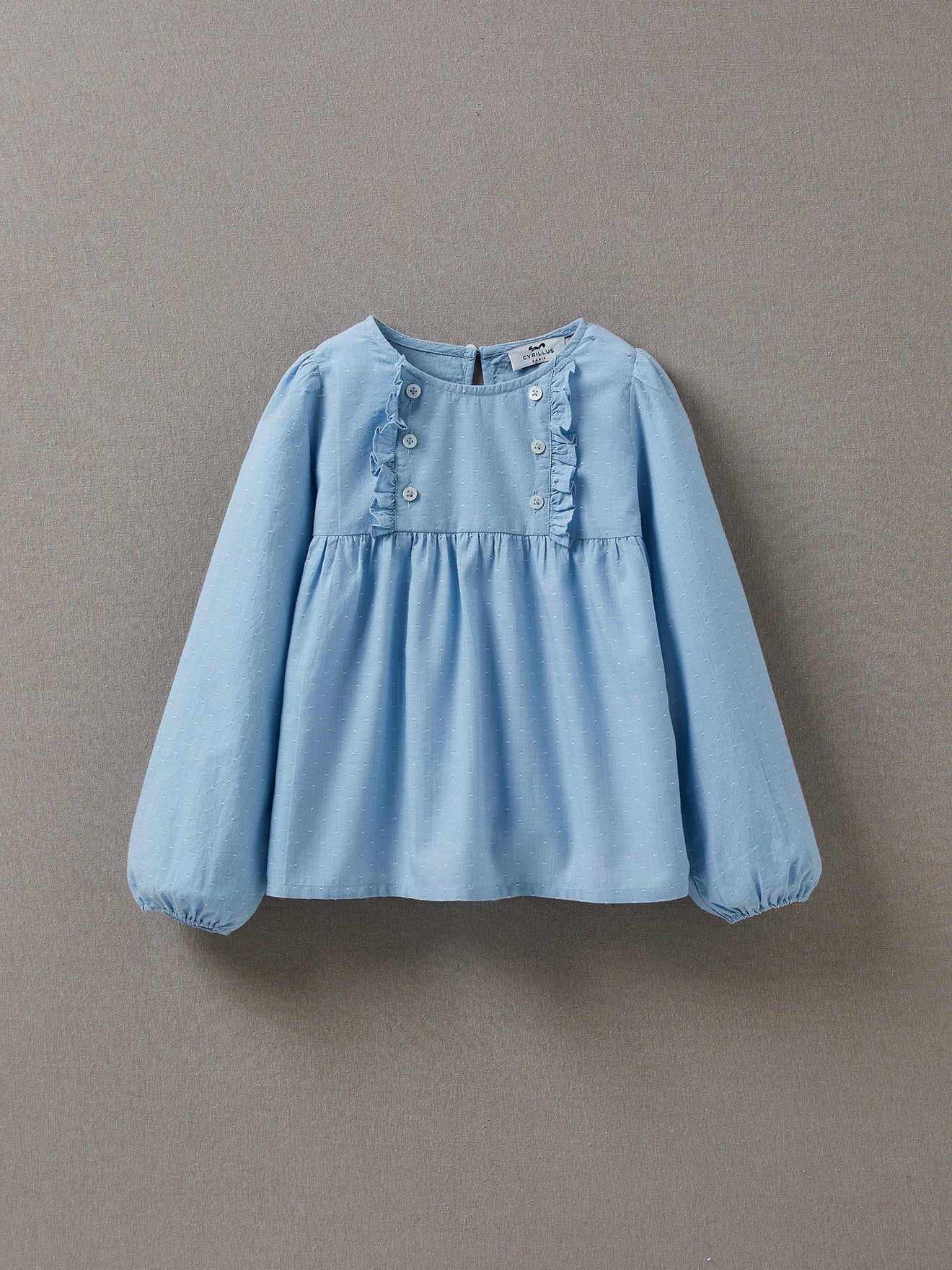 Blouse Fille plumetis