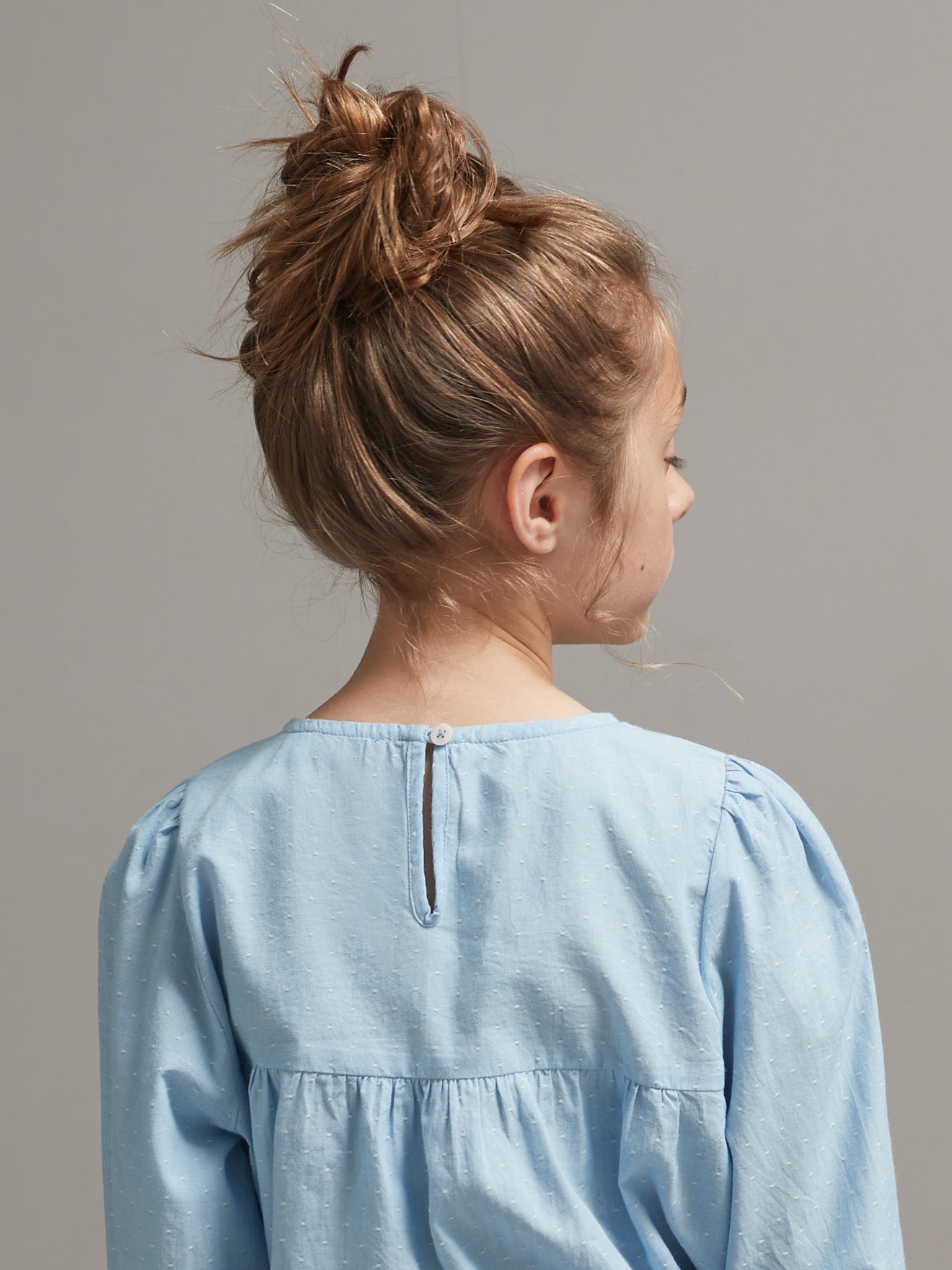 Blouse Fille plumetis