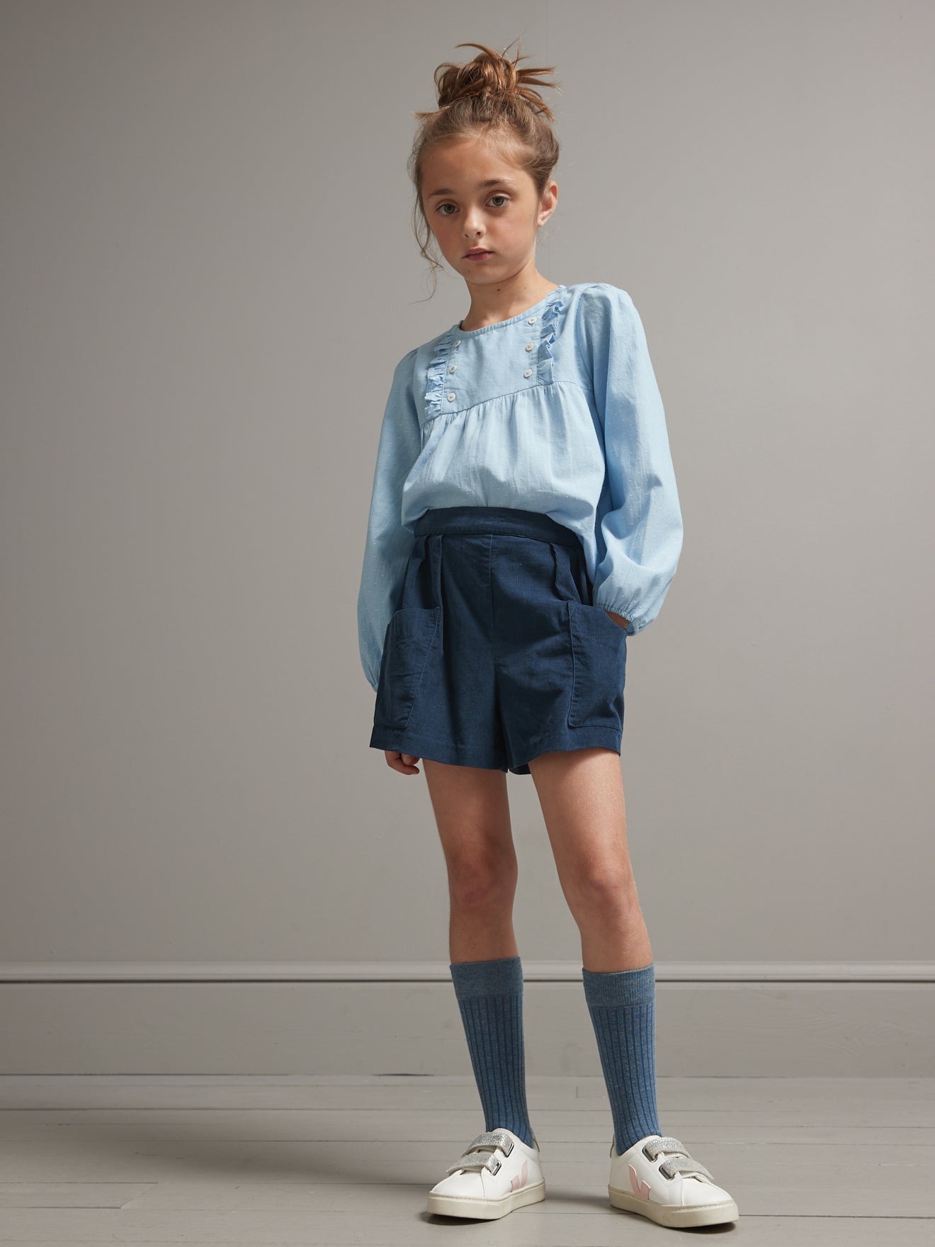 Blouse Fille plumetis