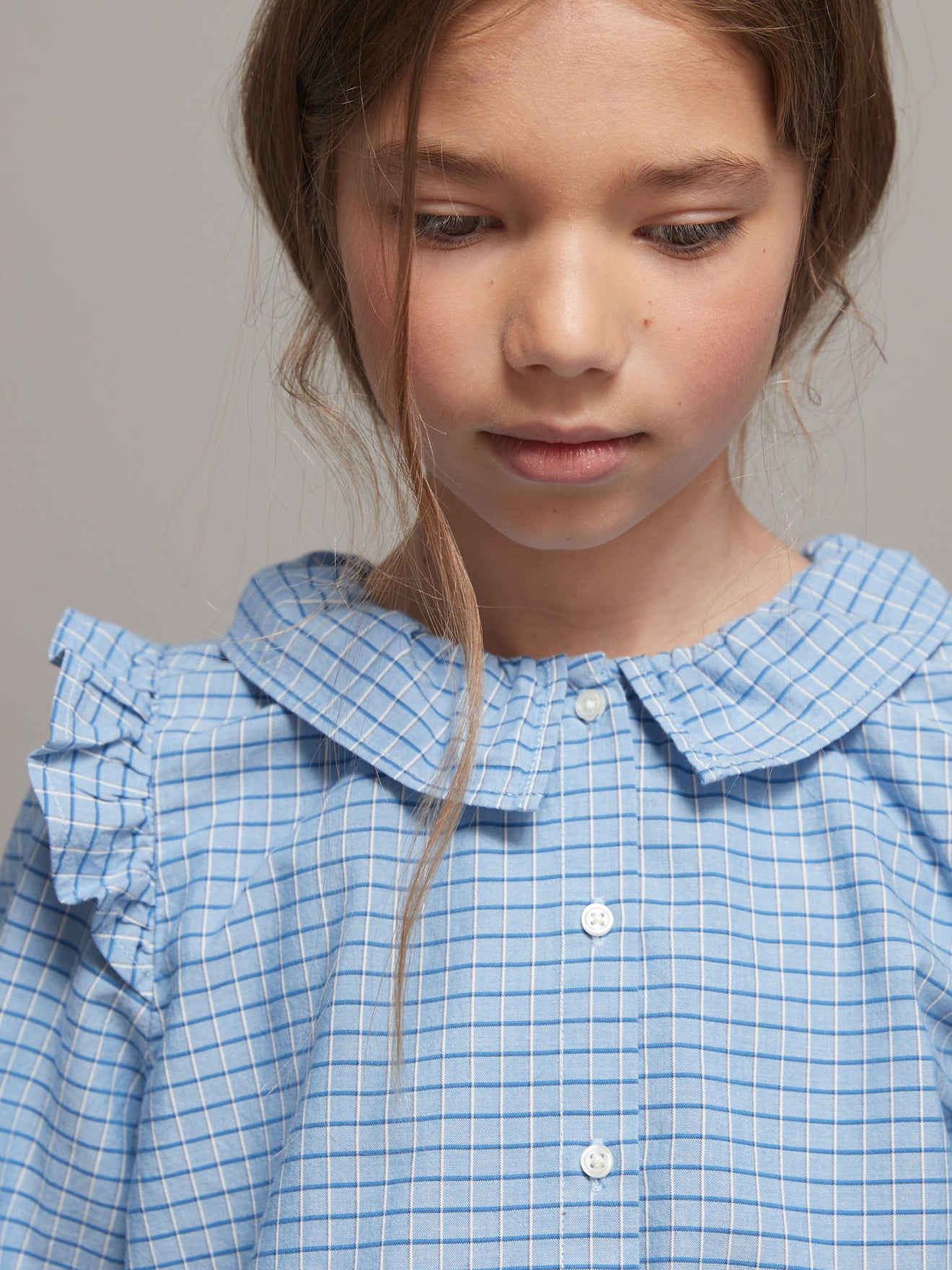 Chemise Fille à carreaux Tattersall