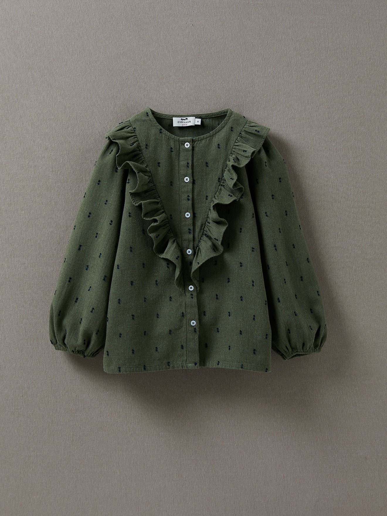 Chemise à volants Fille