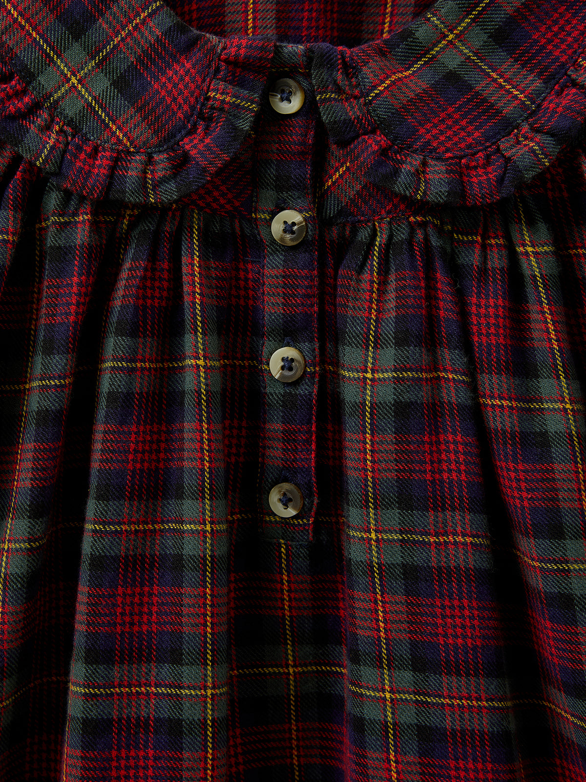 Blouse Fille à carreaux