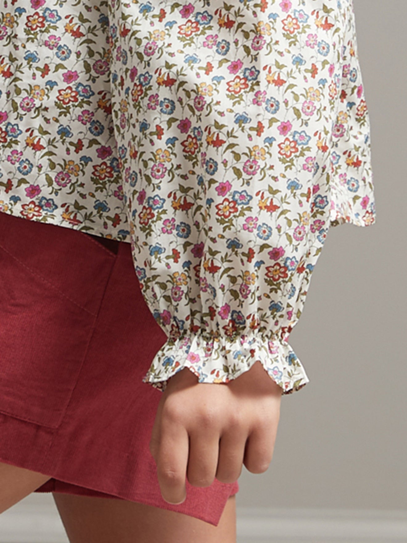 Chemise Fille en tissu Liberty Aisha