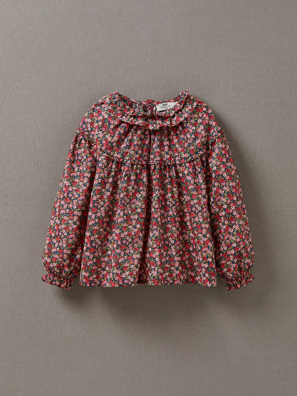 Blouse Fille en tissu Liberty Nectar