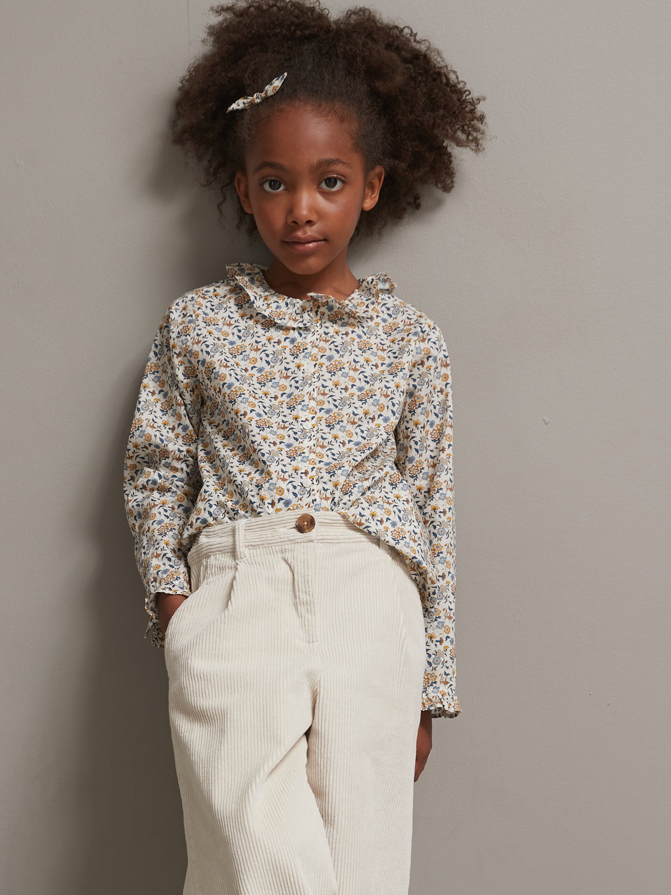 Meisjesbloes in Aisha Liberty-stof