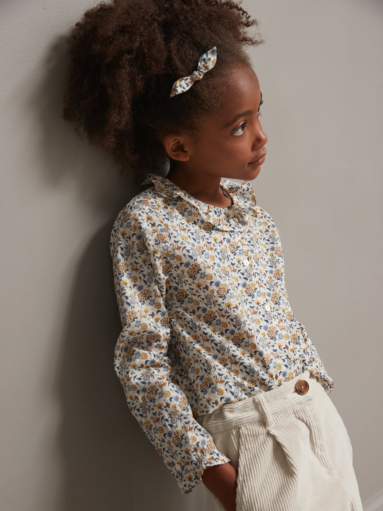 Meisjesbloes in Aisha Liberty-stof