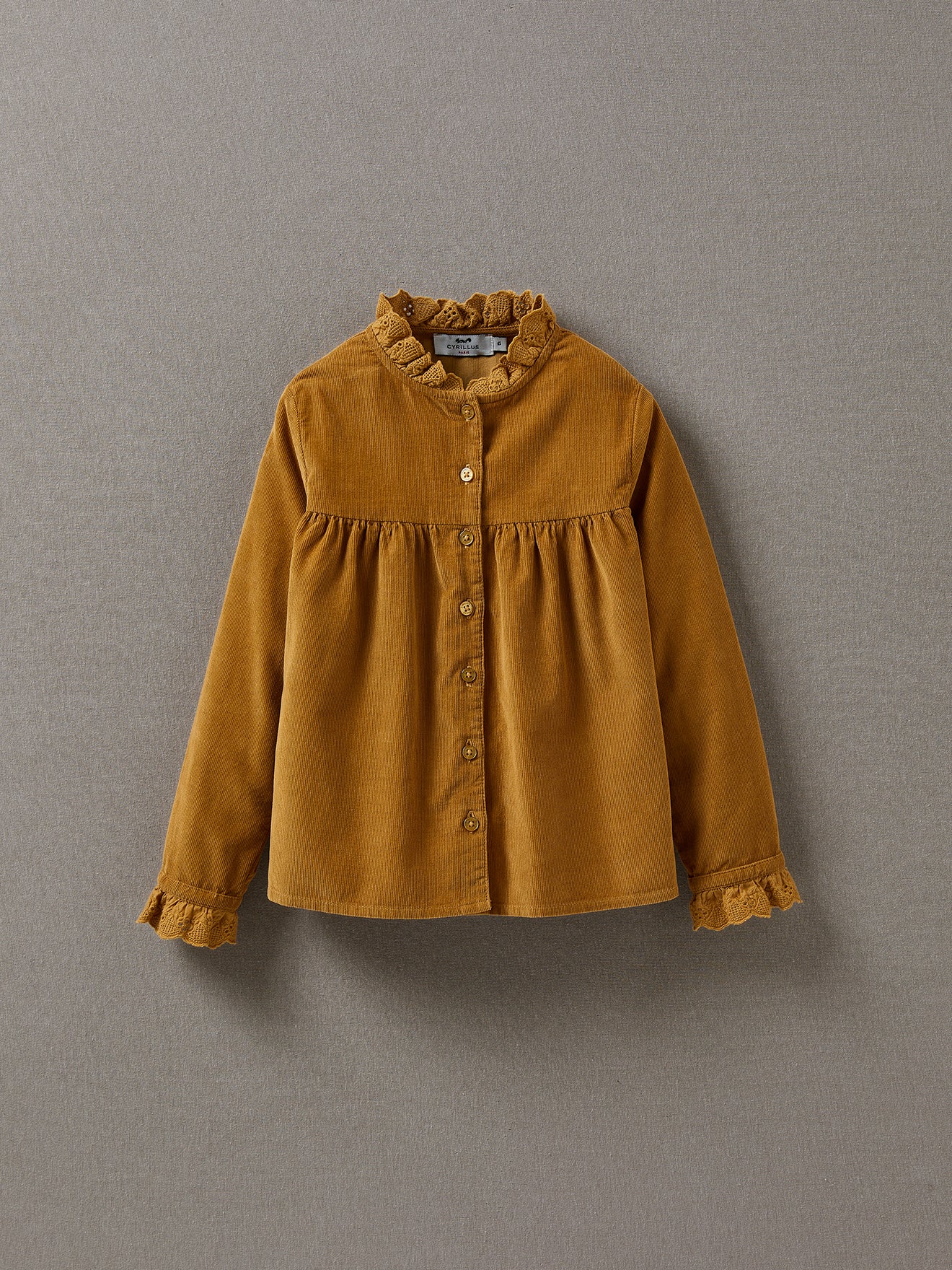 Chemise Fille en velours