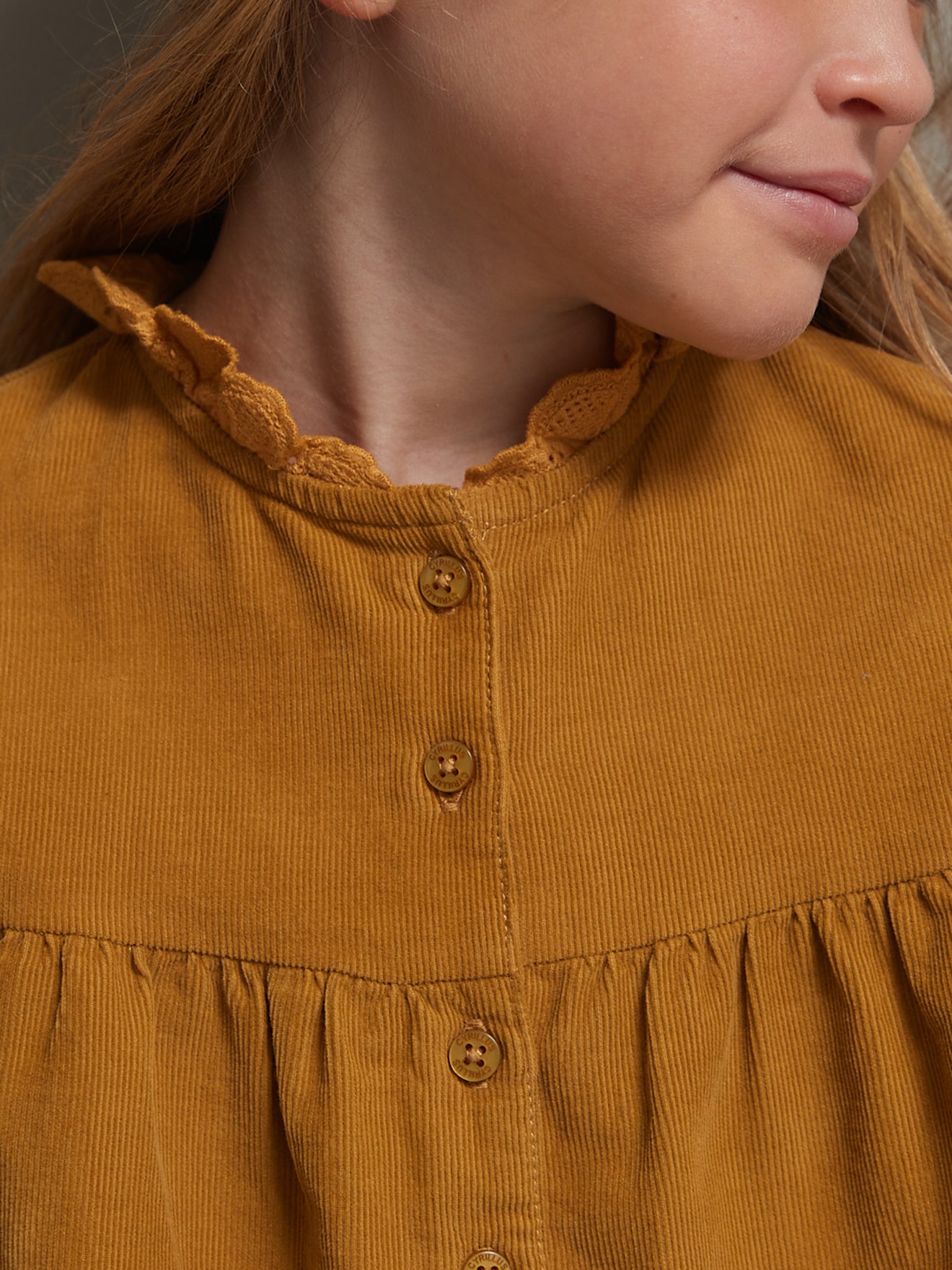 Chemise Fille en velours