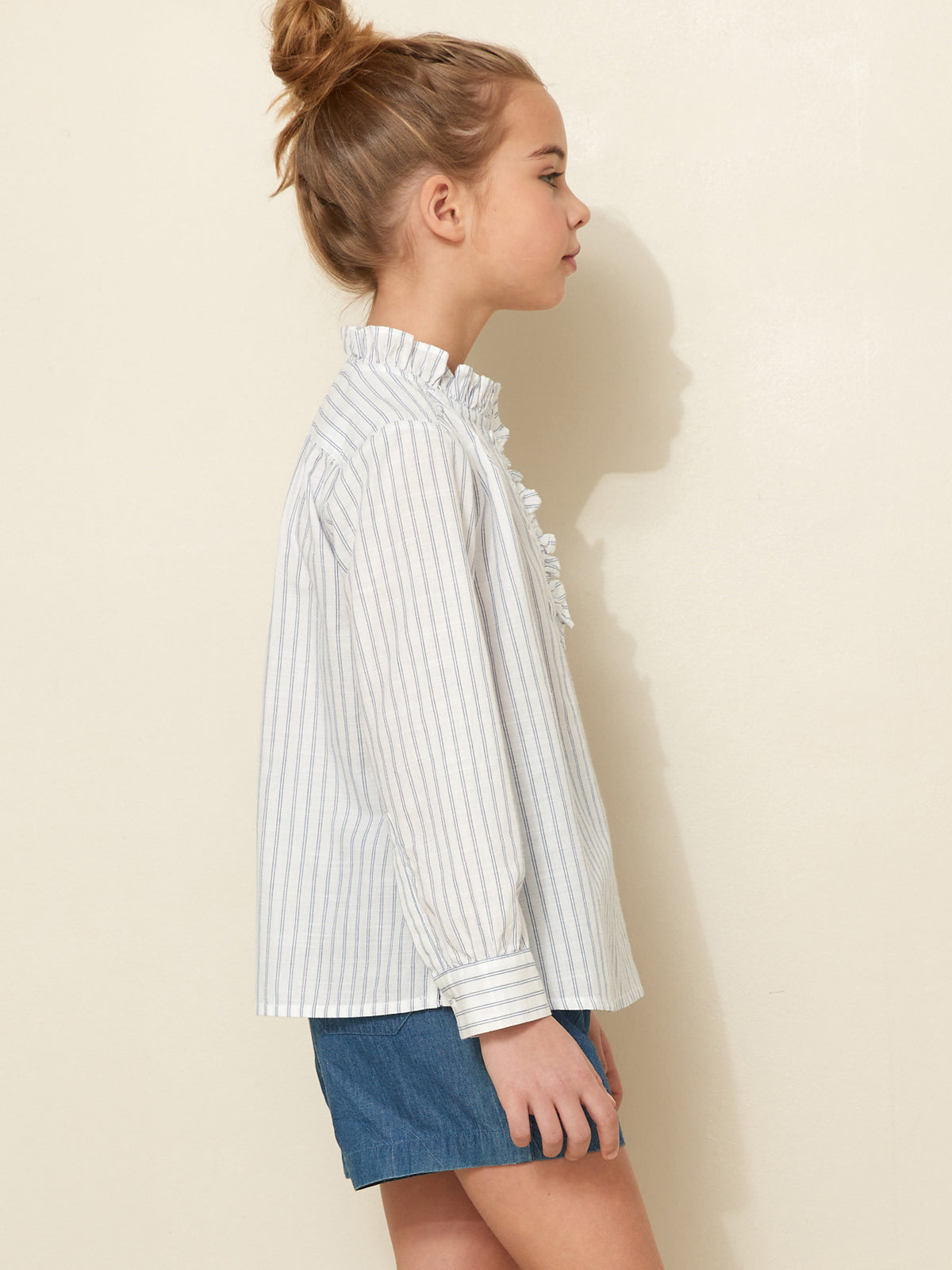 Blouse rayée Fille
