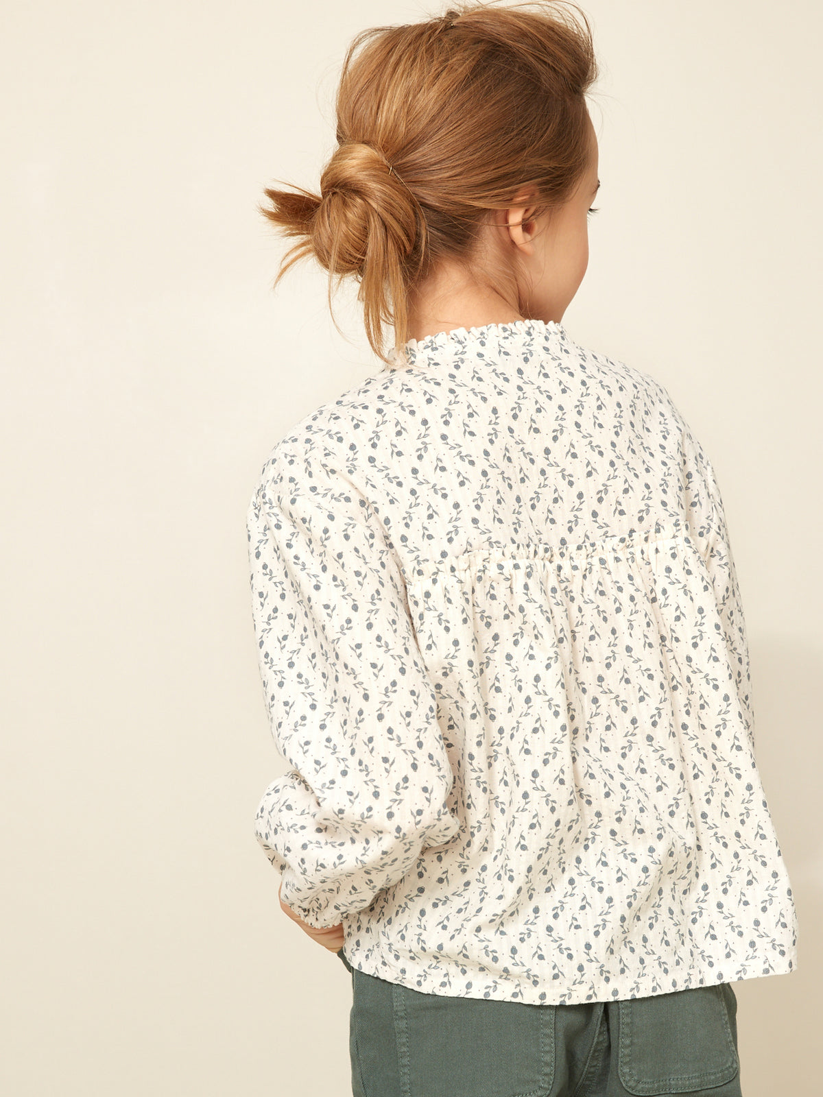 Meisjesbloes met Maggie print
