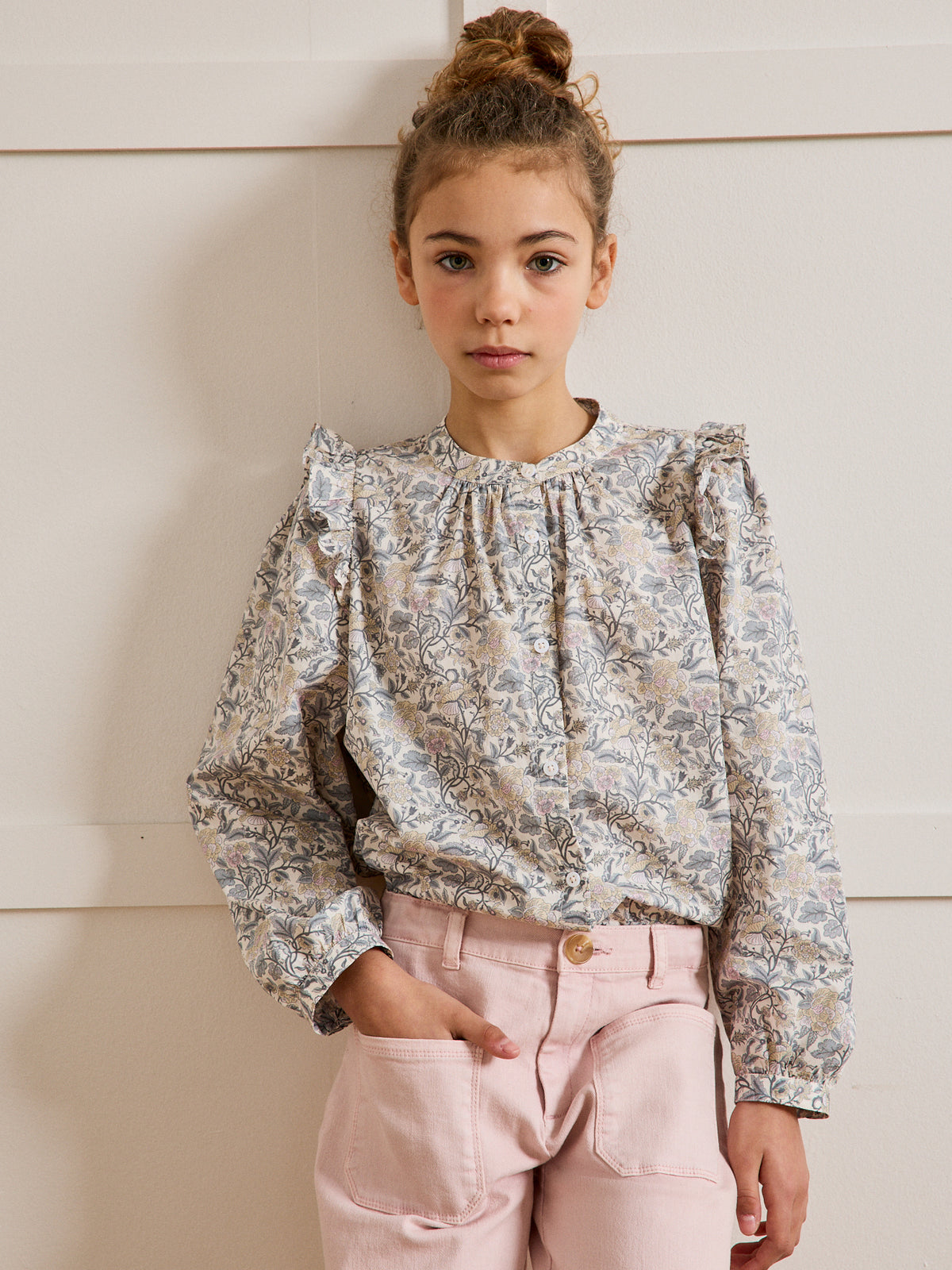 Chemise volantée Fille