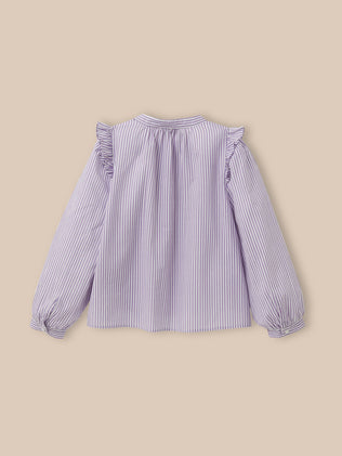 Chemise Fille à rayures brillantes