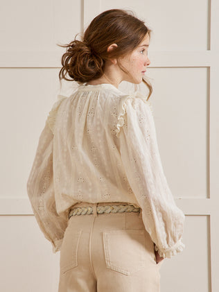 Chemise Fille brodée
