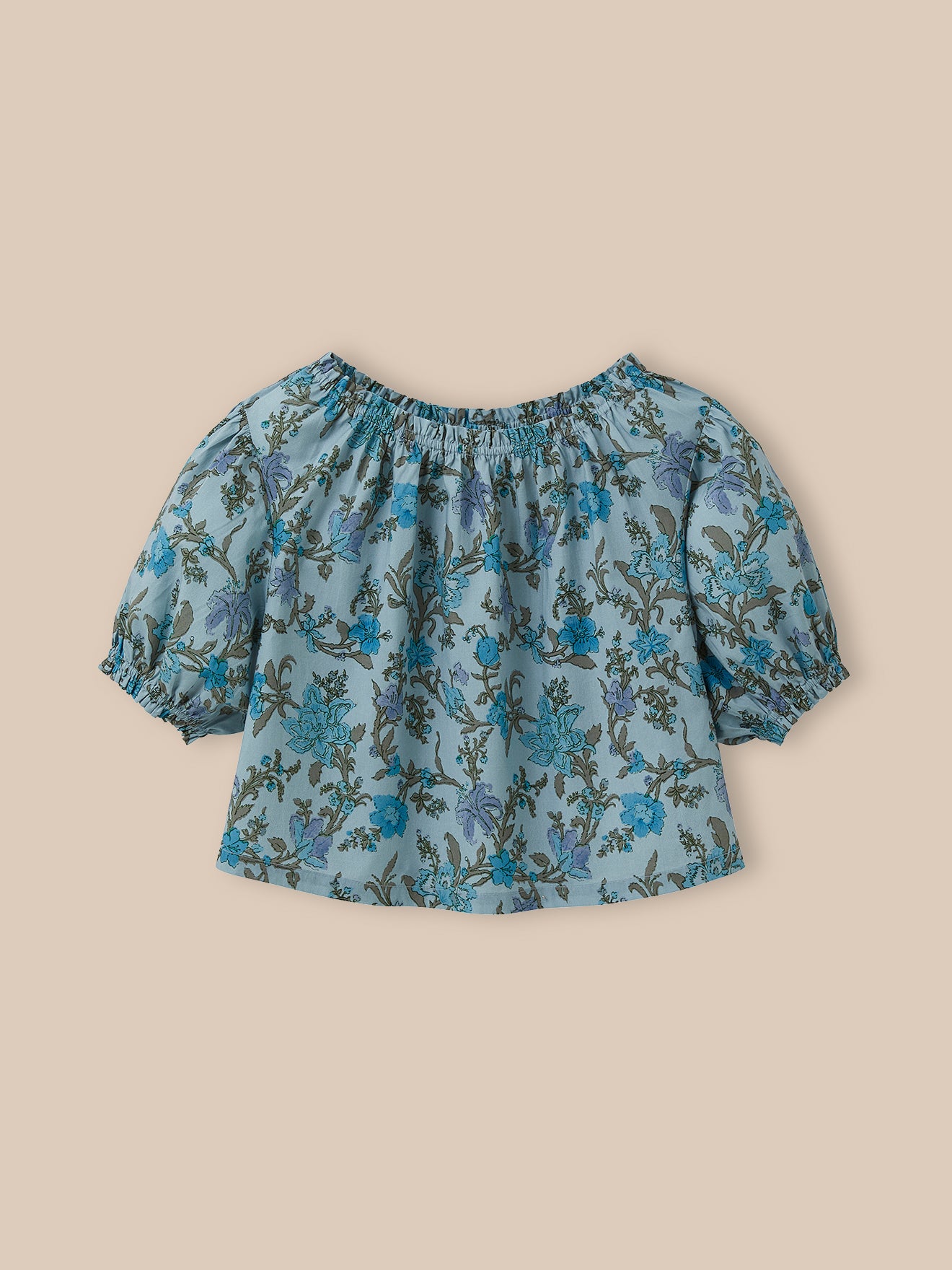 Meisjesbloes met Flore print