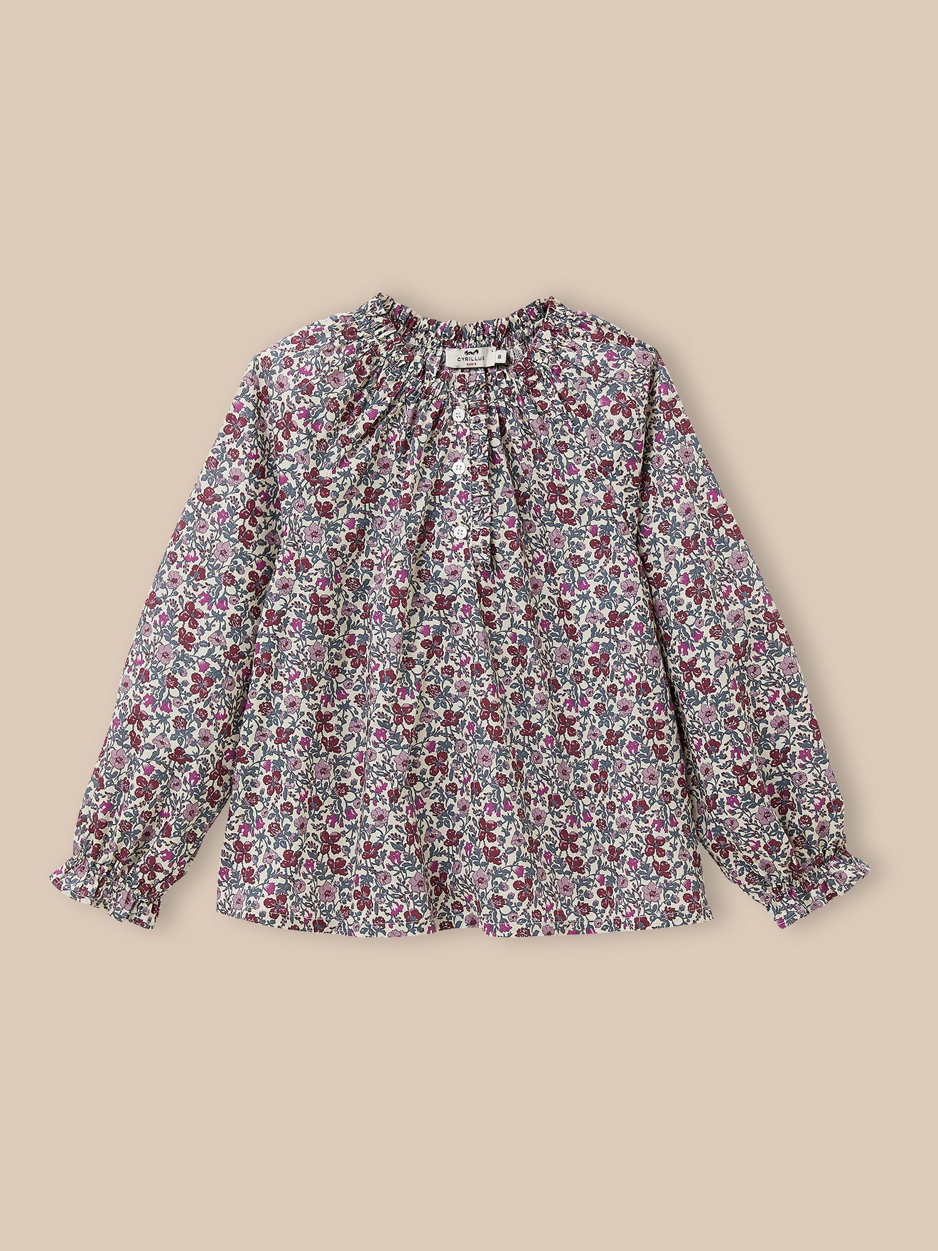 Meisjesbloes in "Meadow" Liberty-stof