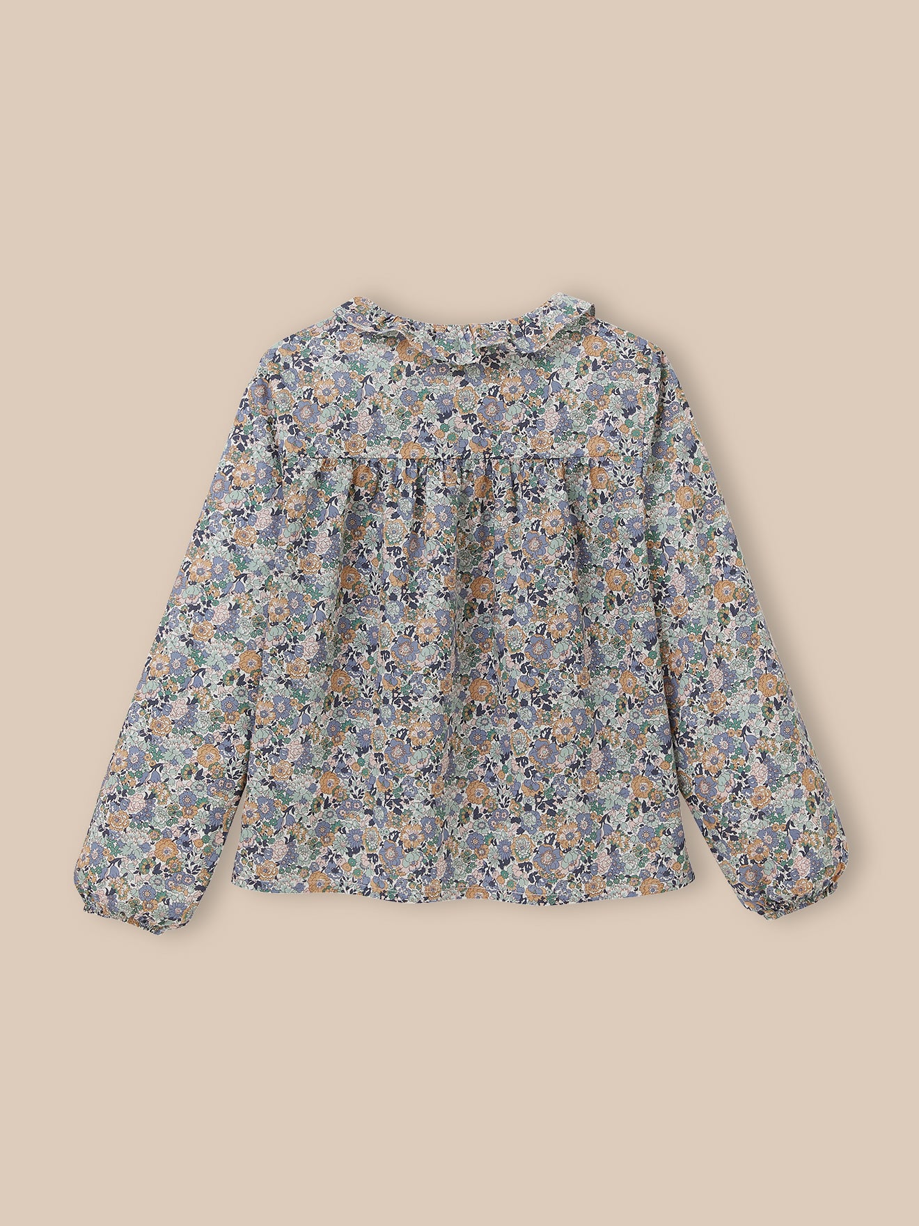 Meisjesbloes in "Annie & May" Liberty-stof