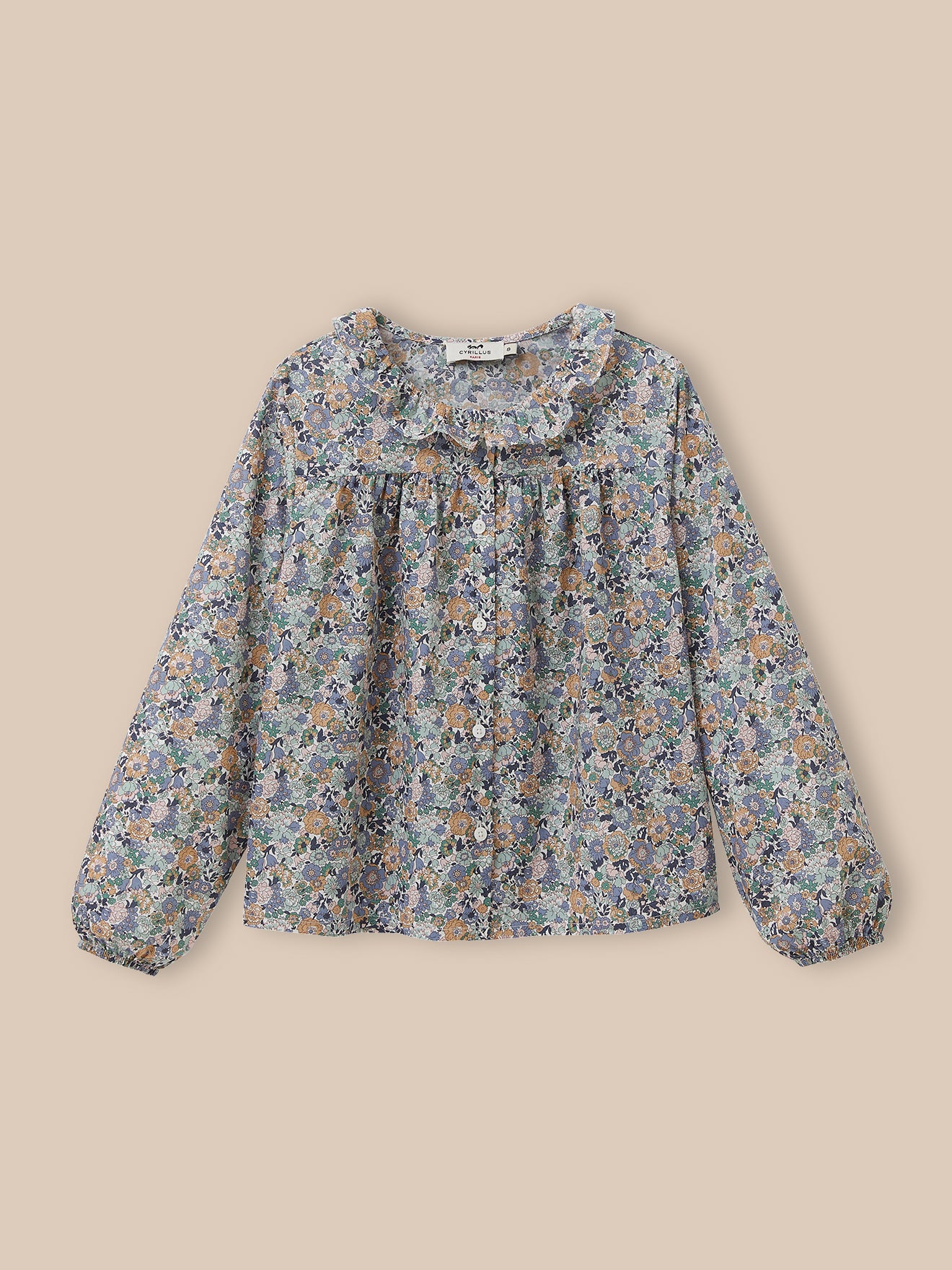 Meisjesbloes in "Annie & May" Liberty-stof