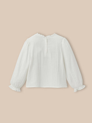 Chemise trousseau Fille gaze de coton