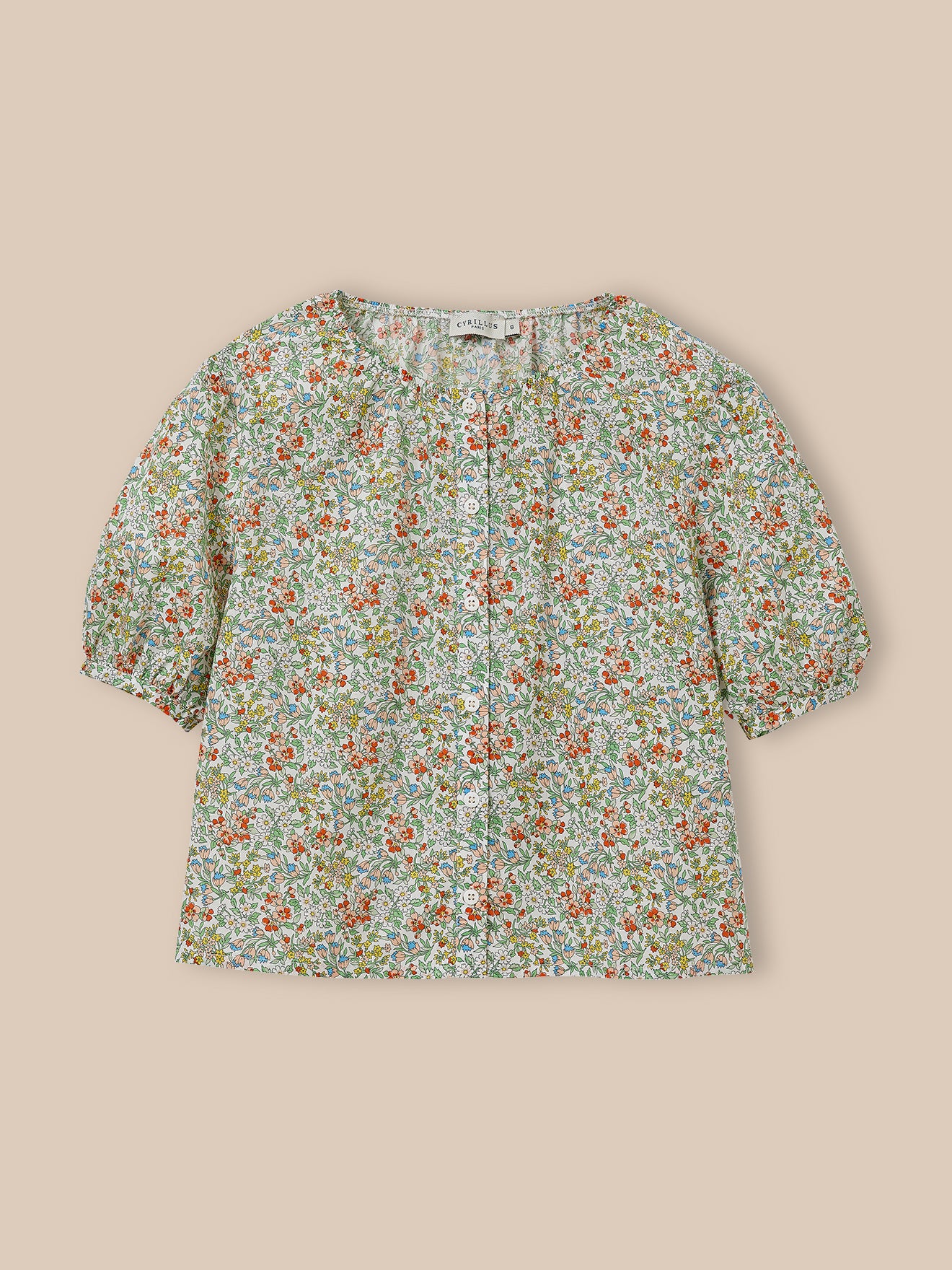 Meisjesbloes in Liberty-stof