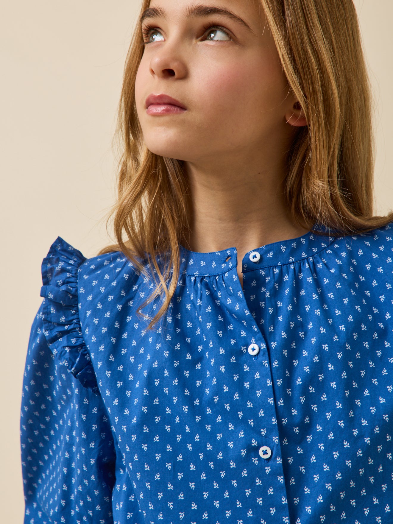 Bedrukte meisjesbloes - Junior collectie