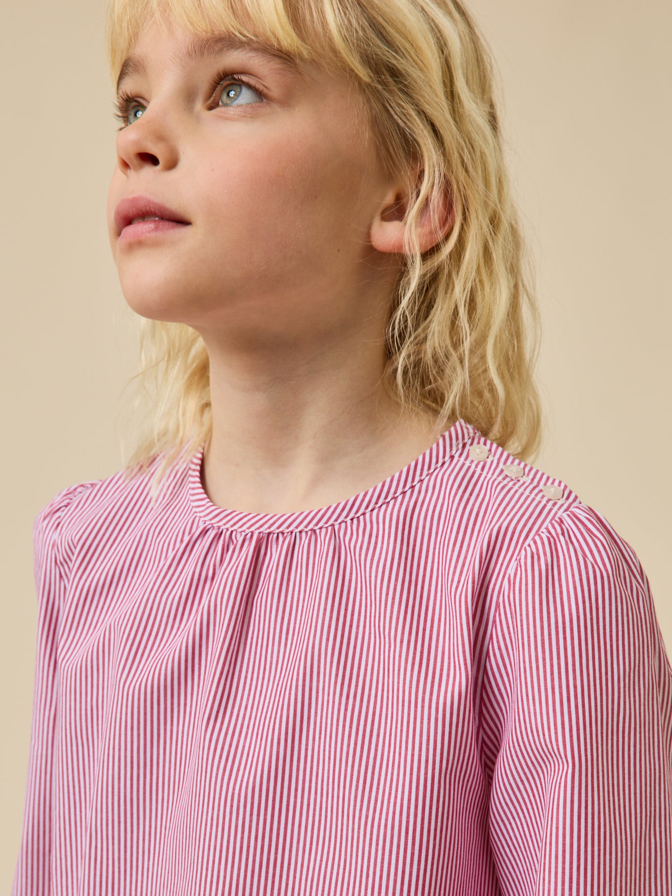 Gestreepte meisjesbloes