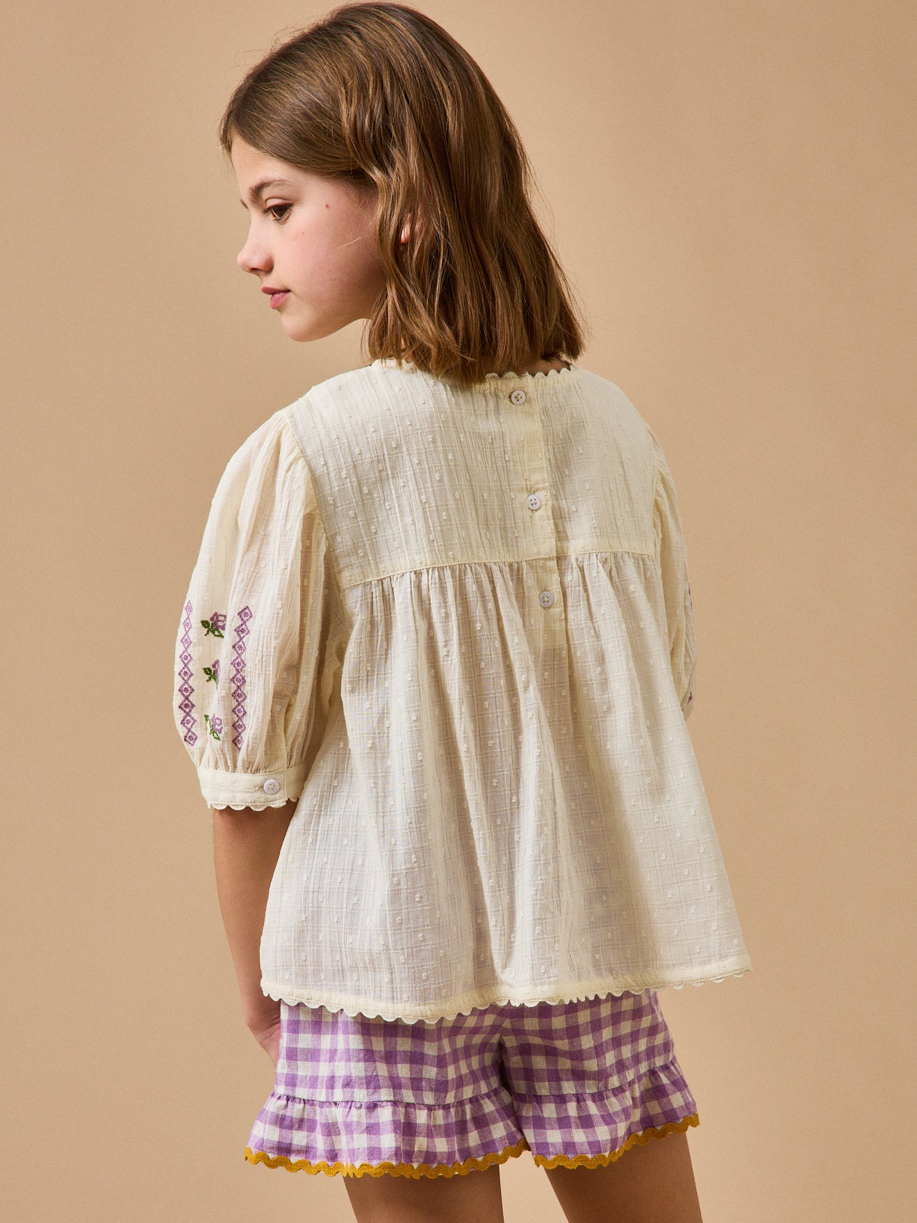 Blouse brodée Fille - CYRILLUS X EMILE&IDA