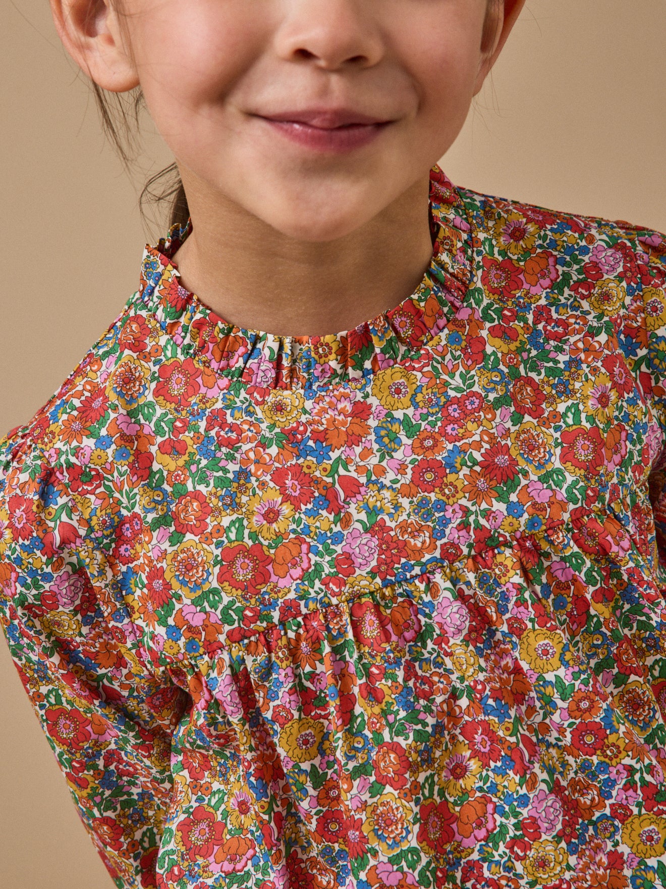 Blouse en tissu Liberty Fille
