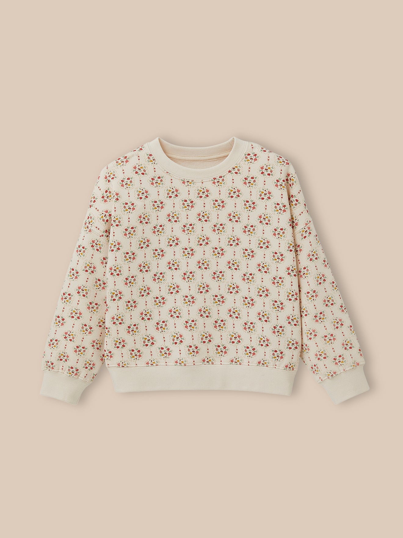 Meisjessweater met Charline print - Biokatoen