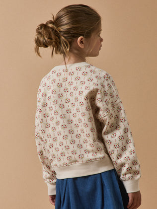 Meisjessweater met Charline print - Biokatoen