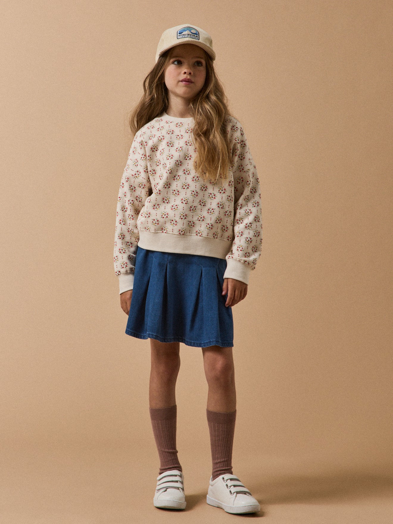 Meisjessweater met Charline print - Biokatoen