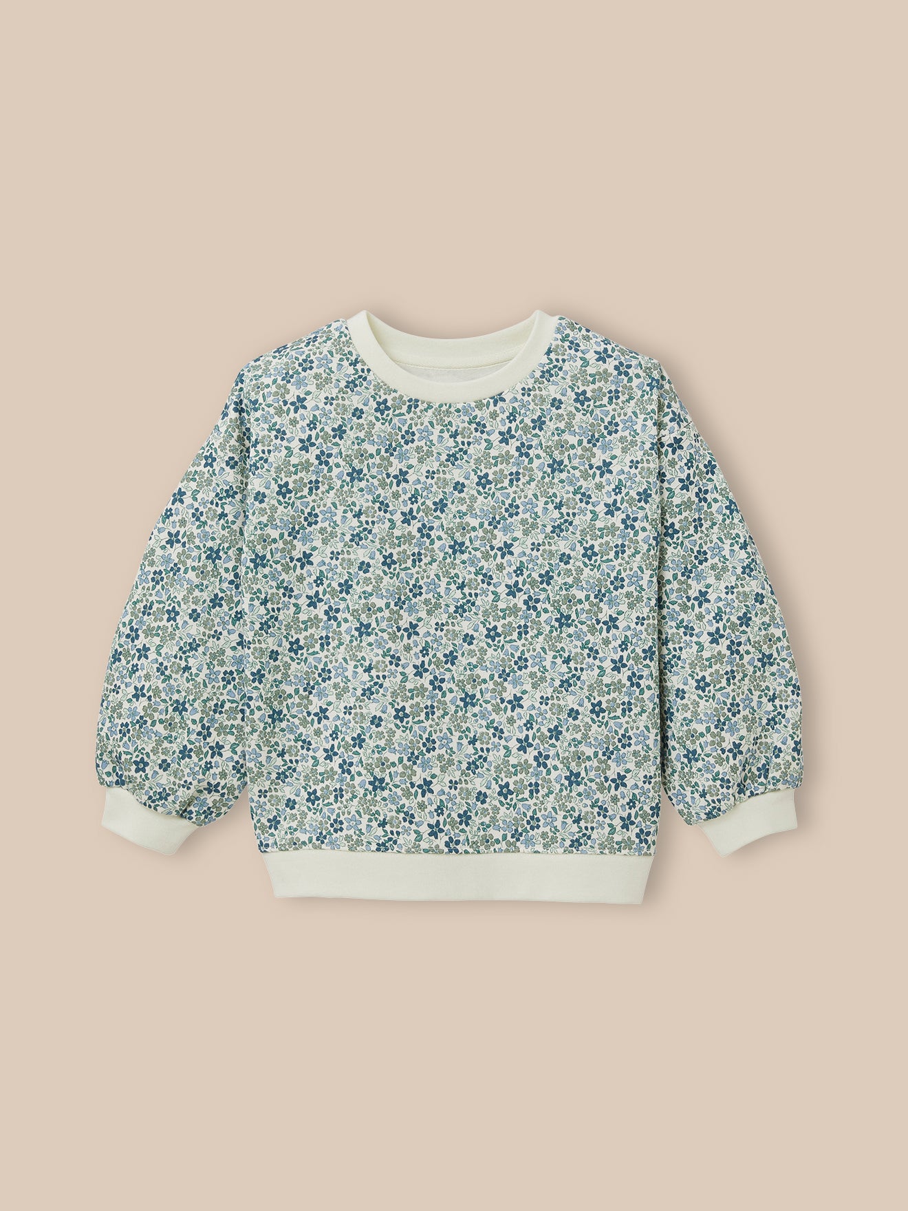 Meisjessweater met Jeanne print - Biokatoen